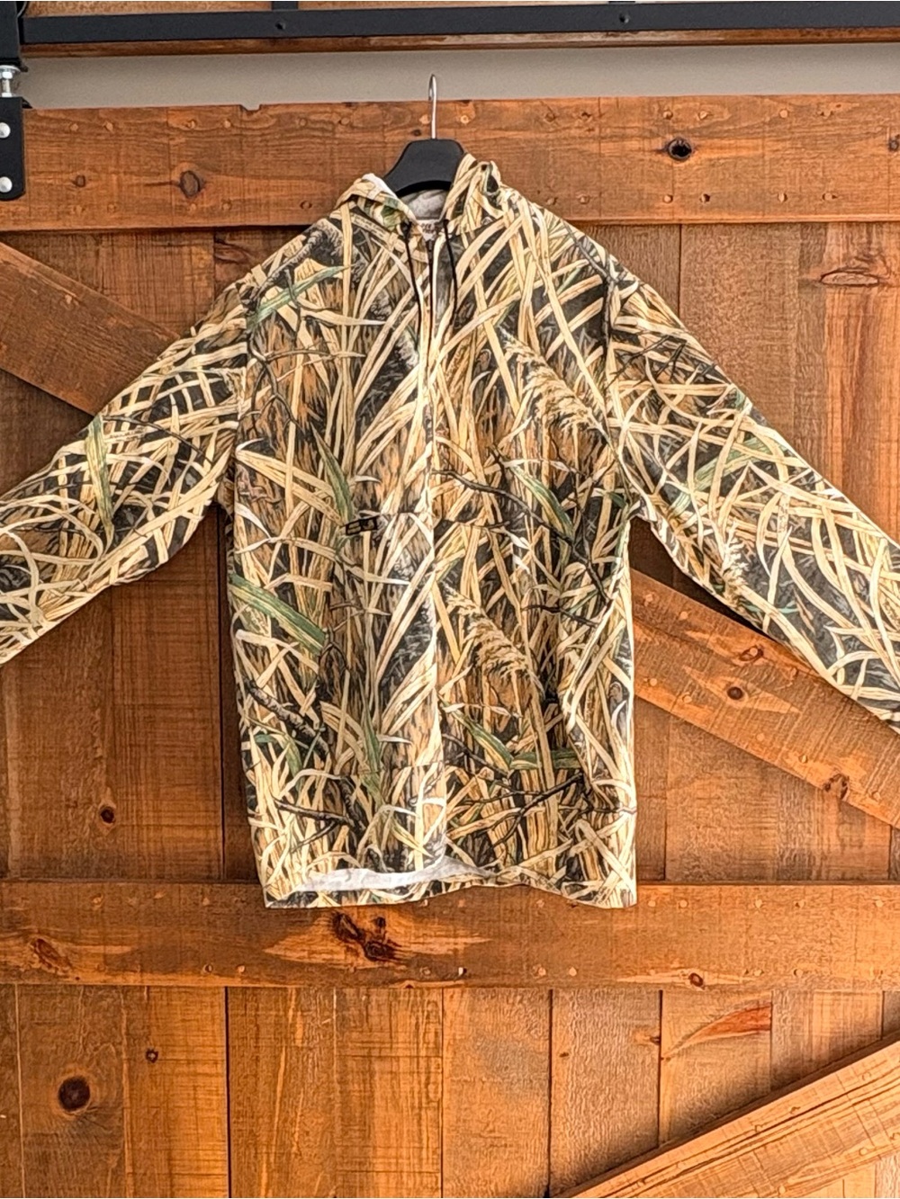 Unworn Vintage Golden Retriever  Camouflage Hoodie - Realtree-Style Print